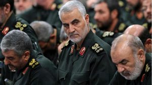 Iran's Revolutionary Guard General Qassem Soleimani. Photo released by the office of Iran's supreme leader.
