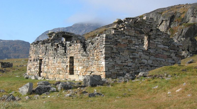 Church ruins from Norse Greenland's Eastern Settlement. CREDIT James H. Barrett