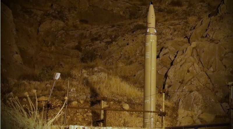 Iranian missile. Photo Credit: Tasnim News Agency