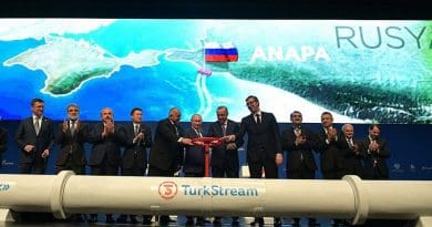 Ceremony to launch TurkStream gas pipeline. Photo Credit: Kremlin.ru