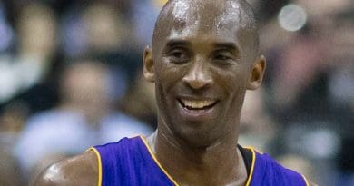 Kobe Bryant in 2015. Photo Credit: Keith Allison, Wikipedia Commons