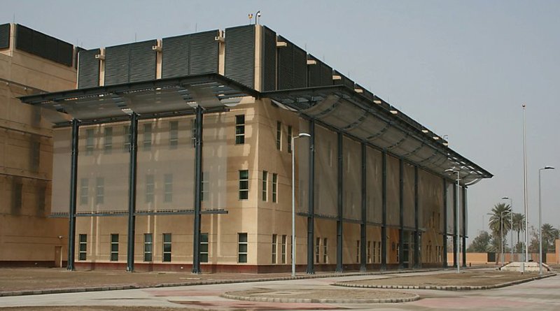 File photo of embassy of the United States in Baghdad, Iraq. Photo Credit: United States Department of State, Wikipedia Commons