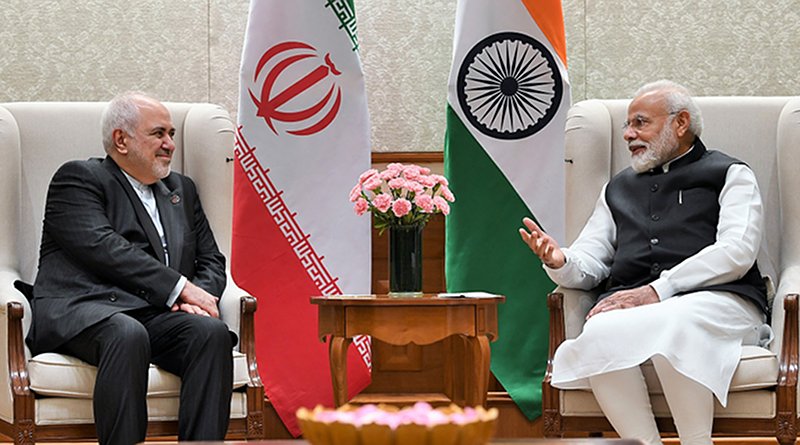 Iran's Foreign Minister Javad Zarif meets with India's Prime Minister Shri Narendra Modi. Photo Credit: India PM Office