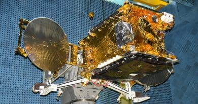 The GSAT-30 communications satellite. © Indian Space Research Organization
