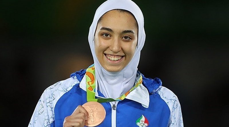 Iran's Kimia Alizadeh. Photo Credit: Tasnim News Agency