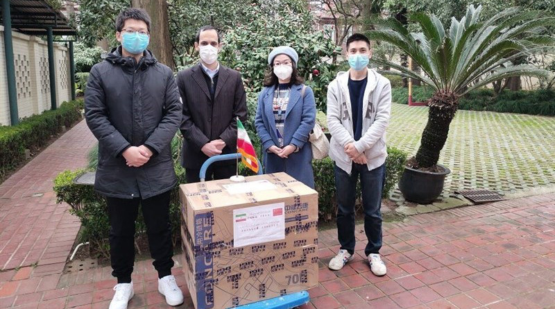 Coronavirus diagnostic test kits from China. Photo Credit: Tasnim News Agency