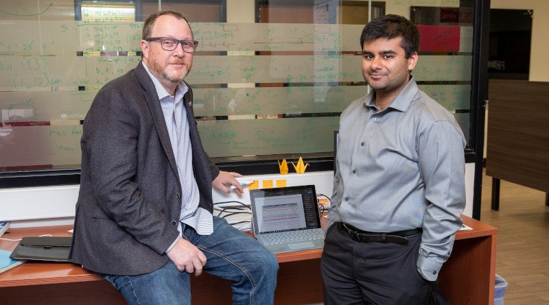 Associate professor Andrew McArthur, left, and PhD candidate Jalees Nasir are authors of the study and members of the Michael G. DeGroote Institute for Infectious Disease Research and the Department of Biochemistry and Biomedical Sciences at McMaster University. Photo courtesy McMaster University