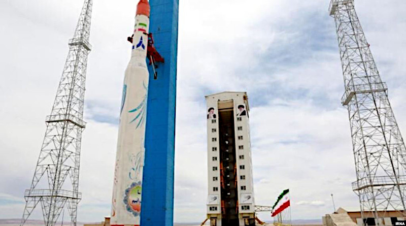 The satellite was launched from Iran’s Semnan Province, about 230 kilometers southeast of Tehran. Photo Credit: IRNA