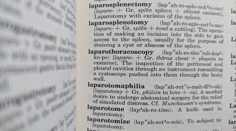 You can say "laparoscopy" - or you could say "minimally invasive surgery." CREDIT Ohio State University