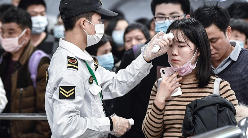 Travelers in China being scanned for possible infection of coronavirus. Photo Credit: Tasnim News Agency