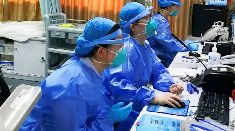 Emergency room nurses wear face masks at Second People's Hospital of Shenzhen in China. Photo Credit: Man Yi, UN News