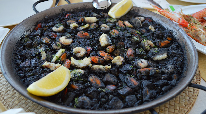 Paella Spain Dish Mallorca Mediterranean Food