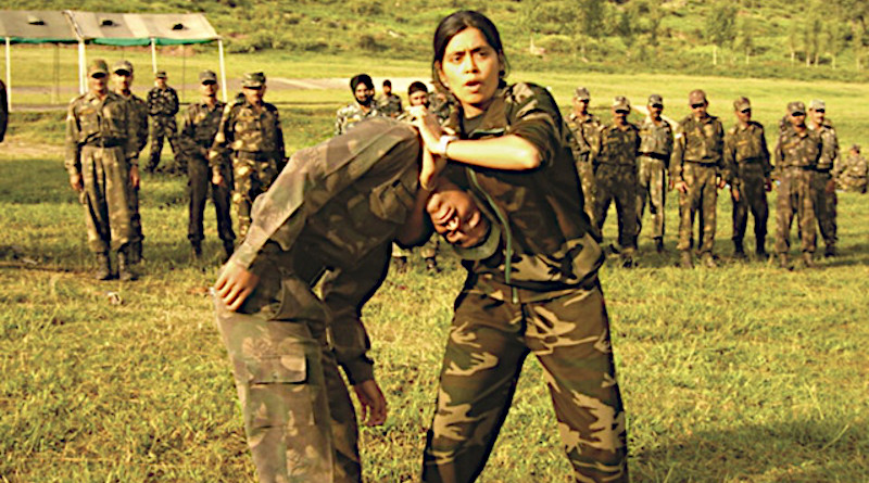 Seema Rao, also known as India's Wonder Woman, is India's first woman commando trainer, having trained Special Forces of India for 18 years without compensation. Photo Credit: Yash Mody, Wikipedia Commons