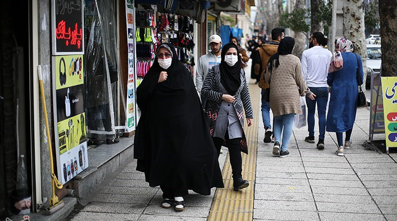 Women wearing masks in Iran. Photo Credit: Tasnim News Agency