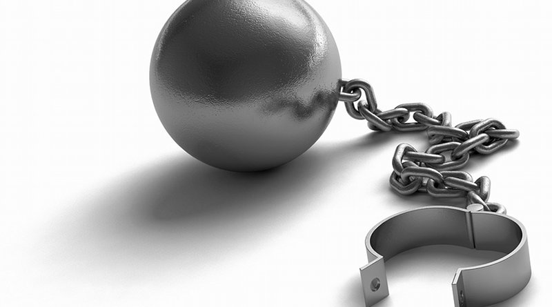 Ball And Chain Restrain Heavy Icon Symbol Prisoner draft slave