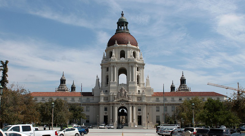 Pasadena California City Hall Historical Building