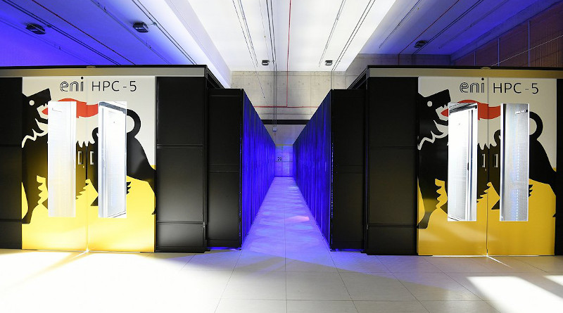 Eni's new super computer HPC5. Photo Credit: Eni