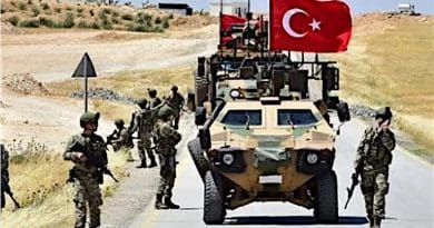 Troops from Turkey's military patrol Syria. Photo Credit: Tasnim News Agency