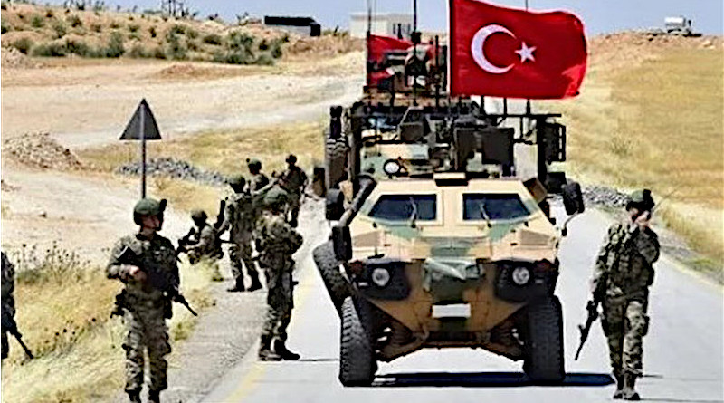 Troops from Turkey's military patrol Syria. Photo Credit: Tasnim News Agency