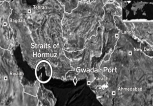 Location of Gwadar Port in Pakistan