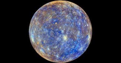 Mercury Planet Color Enhanced Space Sphere