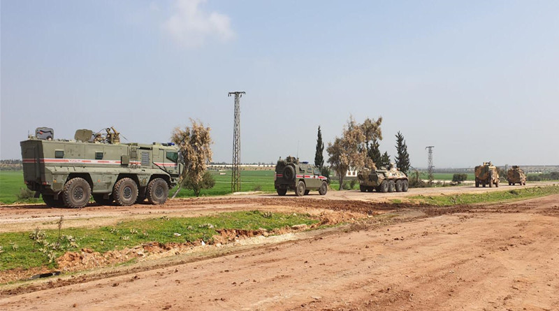 First Joint Turkish-Russian Land Patrol Completed In Idlib, Syria. Photo Credit: Turkey's Ministry of Defense