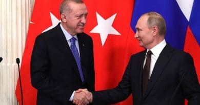 Russia's Vladimir Putin and Turkey's Recep Tayyip Erdogan giving statements to the press after Russian-Turkish talks. Photo Credit: Kremlin.ru