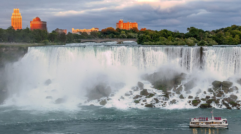 Waterfalls Niagara Falls American Landscape River