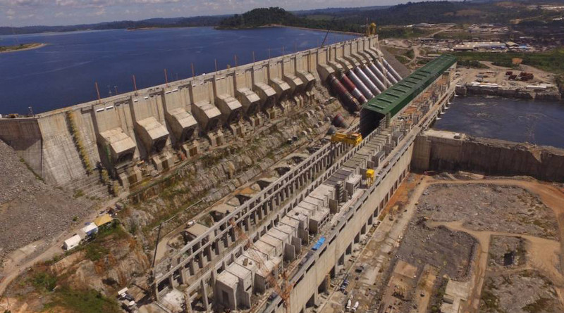 Brazil's Belo Monte hydroelectric complex is the third-largest in the world in installed capacity, able to produce 11,200 megawatts. Copyright: PAC-Ministry of Planning, Brazil [CC BY-NC-SA 2.0].