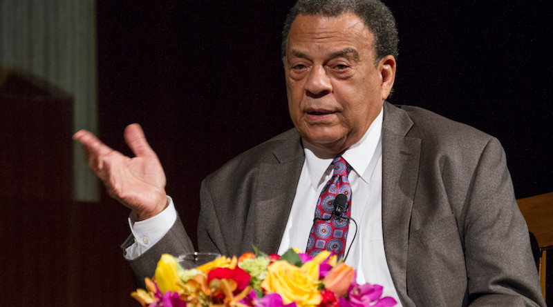 Andrew Young at the LBJ Presidential Library in 2013. Credit: Wikimedia Commons.