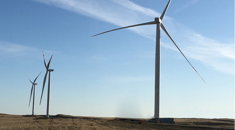 Badamsha Wind Farm site in Kazakhstan. Photo Credit: Eni