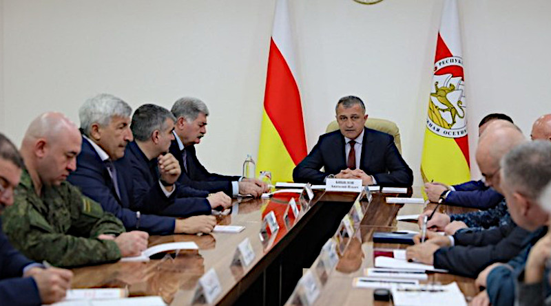 Moscow-backed Tskhinvali leader Anatoly Bibilov. Photo Credit: presidentruo.org