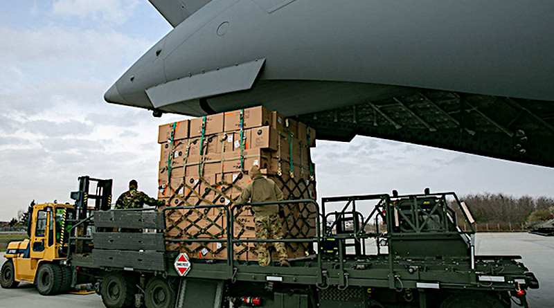 Coronavirus response: Allied plane brings 45 tons of supplies to Bucharest. Photo: NATO North Atlantic Treaty Organization (CC BY-NC-ND 2.0)