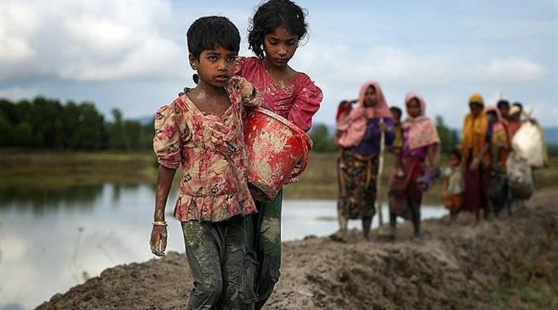 Internally displaced persons (IDPs) in Myanmar's northernmost state of Kachin. Photo Credit: Tasnim News Agency