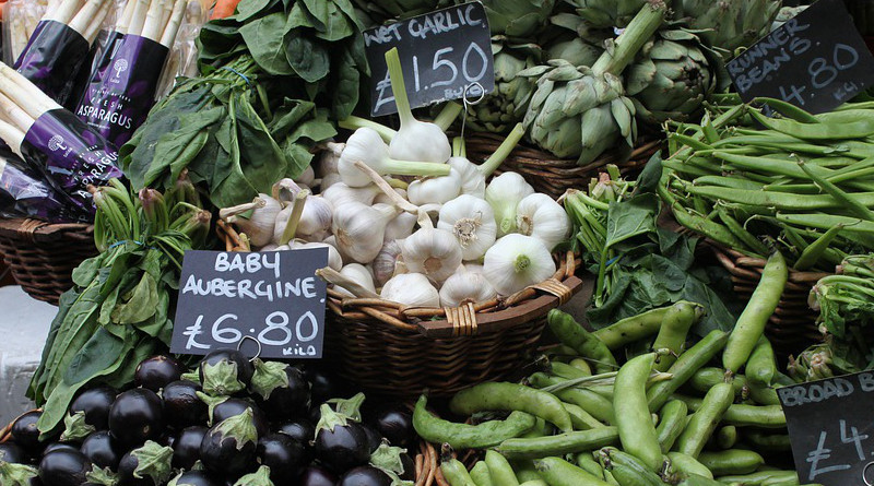 market vegetables london