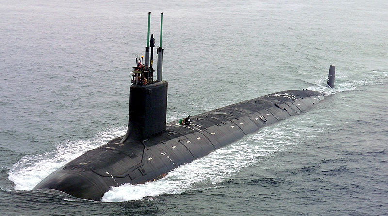 U.S. Navy's USS Vermont (SSN 792), a Virginia-class attack submarine. Photo Credit: U.S. Navy photo by General Dynamics Electric Boat