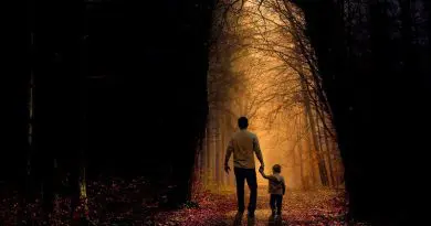 Nature Climate Change Father Son Walk Child Boy Family Parent People