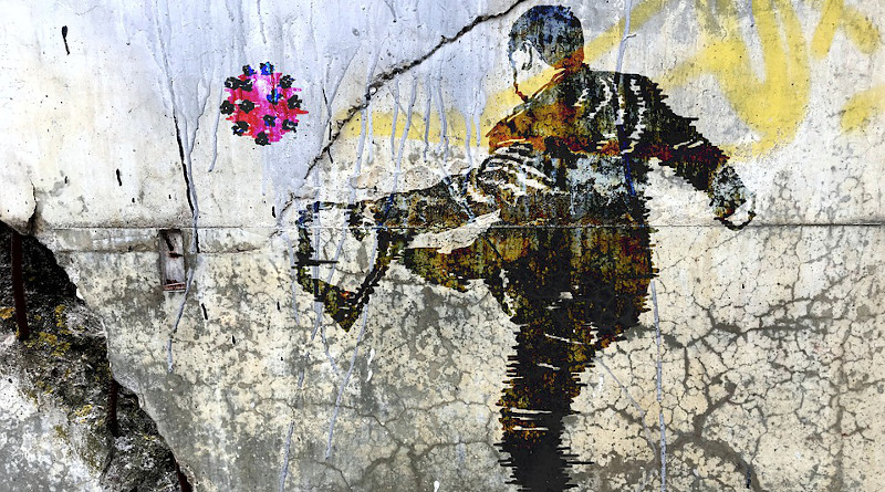 Graffiti Wall Urban Painting Paint Artistic Covid-19 Coronavirus