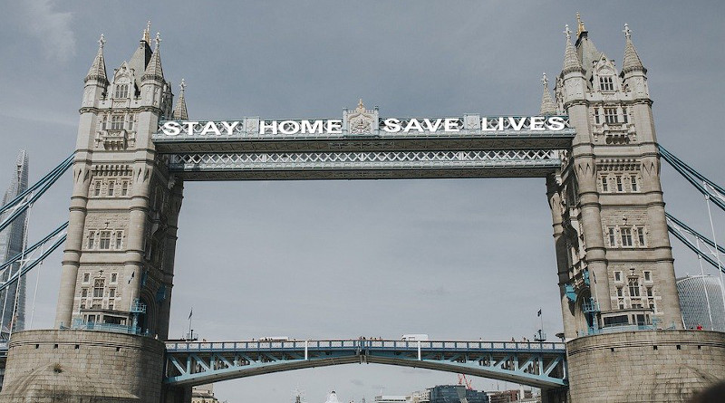 London Bridge Stay Home Pandemic Coronavirus