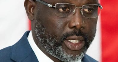 Liberia's President George Weah. Photo Credit: U.S. Embassy in Monrovia, Liberia