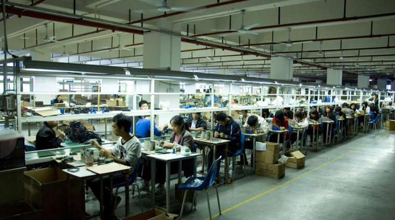 Factory in Shenzhen, China. Credit: BartlomiejMagierowski/Shutterstock