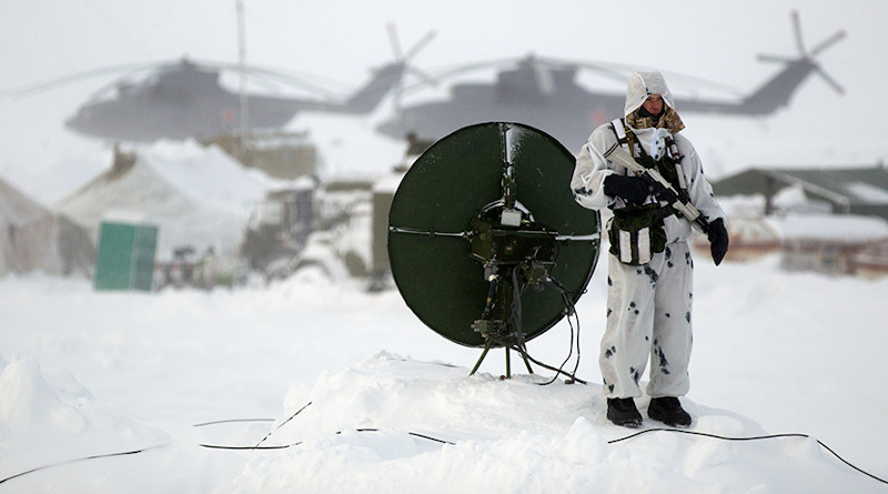 Russian soldier on Kotelny Island. Photo Credit: Ministry of Defense of the Russian Federation