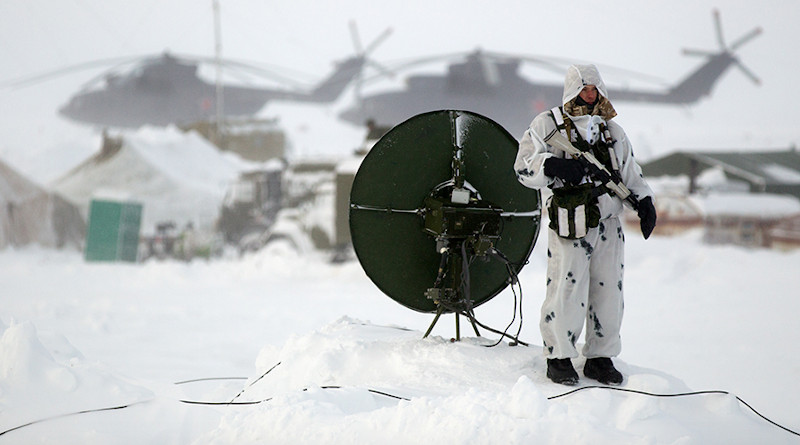 Russian soldier on Kotelny Island. Photo Credit: Ministry of Defense of the Russian Federation