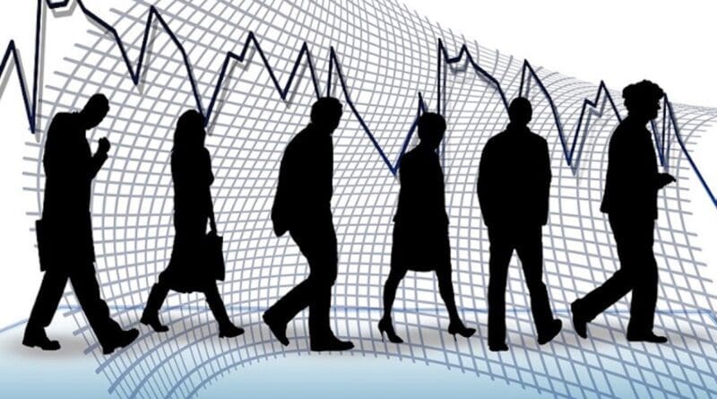 Unemployment Jobs Termination Silhouettes Human Employee Workers