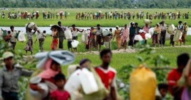Displaced Rohingya in Myanmar. Photo Credit: Tasnim News Agency