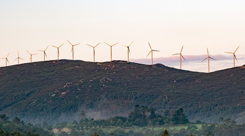 Wind Power Renewable Energy Spain Galicia The Windmills Power Station Landscape