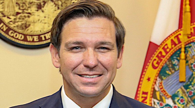 Florida Governor Ron DeSantis. Photo Credit: State of Florida, Wikipedia Commons