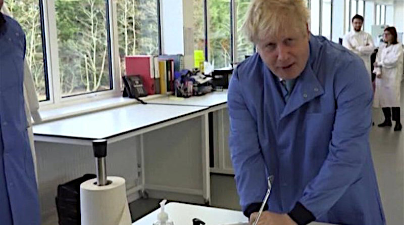 British Prime Minister Boris Johnson was undergoing tests in hospital. Photo Credit: Tasnim News Agency