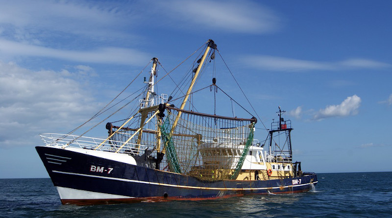 Sea Trawler Boat Fishing Ship Sky Water Ocean