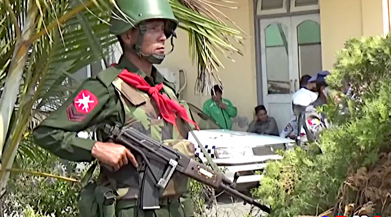 Tatmadaw soldier in Myanmar. Photo Credit: DMG